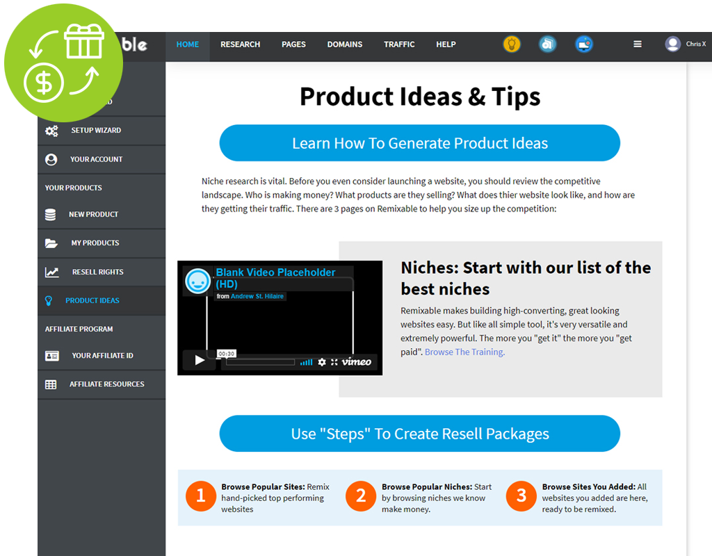 product-idea Features and Tools - Remixable Review