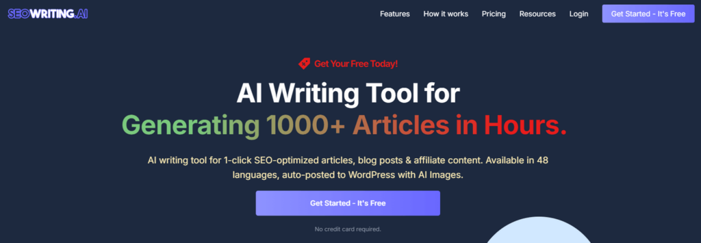 Benefits of Seowriting AI